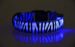 Leopard Nylon Dog Collar