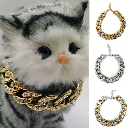 Pet Rhinestone Necklace