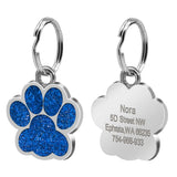 Paw Engraved Pet ID Tag With FREE Gift