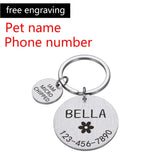 Engraved Pet ID Tag Pendant
