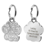 Paw Engraved Pet ID Tag With FREE Gift