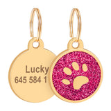 Paw Engraved Pet ID Tag With FREE Gift
