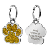 Paw Engraved Pet ID Tag With FREE Gift