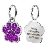 Paw Engraved Pet ID Tag With FREE Gift