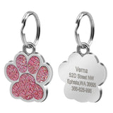 Paw Engraved Pet ID Tag With FREE Gift
