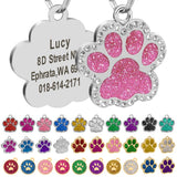 Paw Engraved Pet ID Tag With FREE Gift