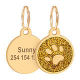 Paw Engraved Pet ID Tag With FREE Gift