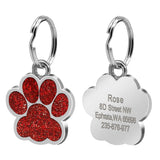 Paw Engraved Pet ID Tag With FREE Gift