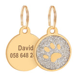 Paw Engraved Pet ID Tag With FREE Gift