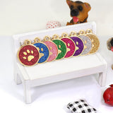 Paw Engraved Pet ID Tag With FREE Gift