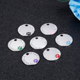 Paw Glitter Personalized Dog Tag